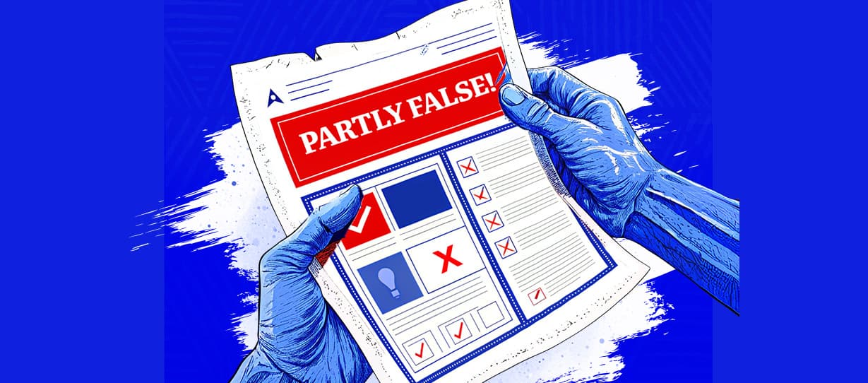 Partly false